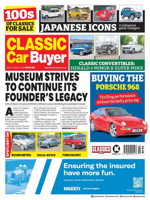 Title details for Classic Car Buyer by Kelsey Publishing Ltd - Available